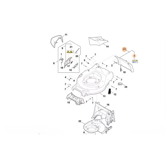 STIHL  Klapa WB41 700 2700